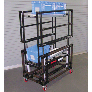 Two Level Mobile Flow Rack